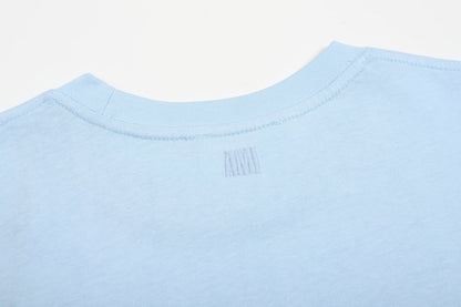 AMI Paris Heart Logo Unisex T-Shirt - Premium Cotton Tee