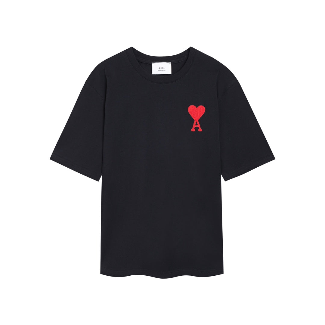 AMI Paris 2026 Unisex Cotton T-Shirt - Classic Casual Tee