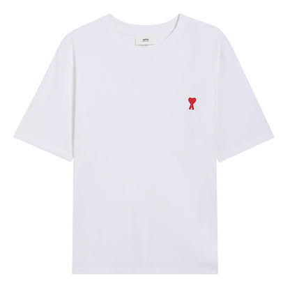 AMI Paris Heart Logo Unisex T-Shirt - Premium Cotton Tee