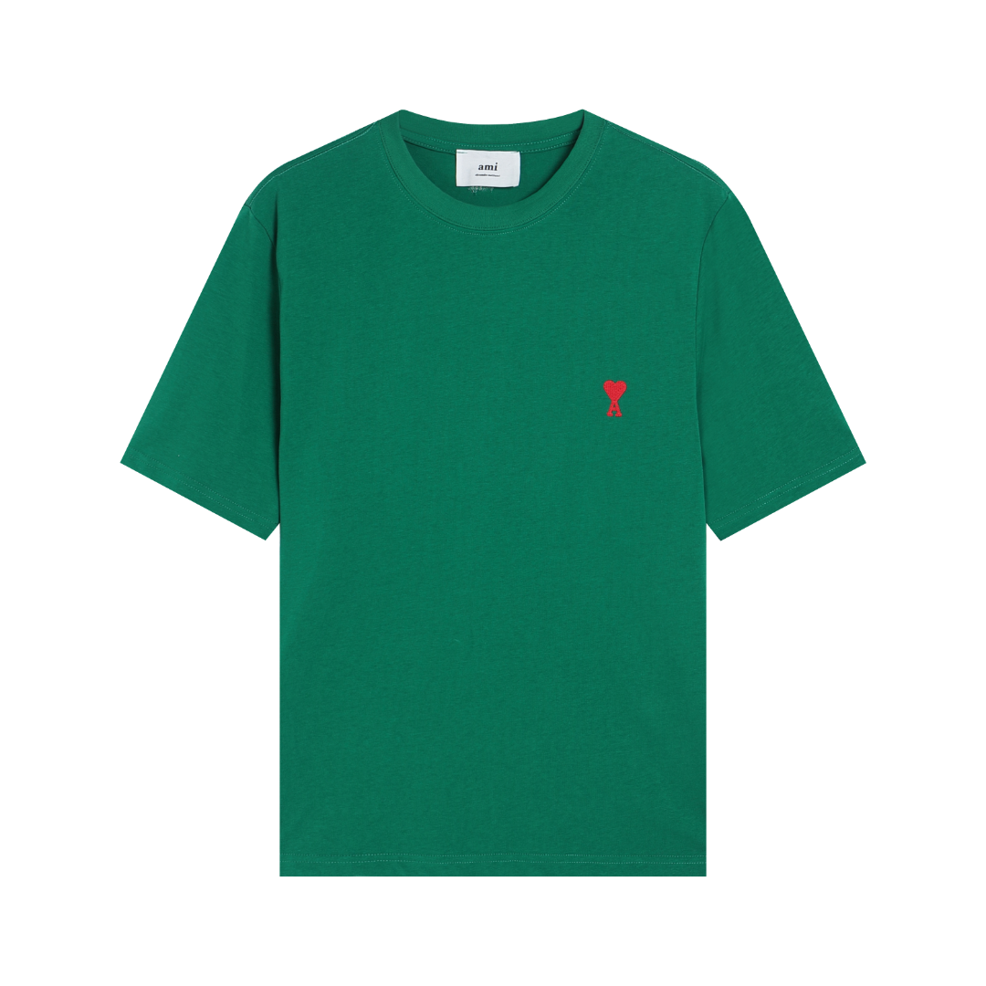 AMI Paris Heart Logo Unisex T-Shirt - Premium Cotton Tee