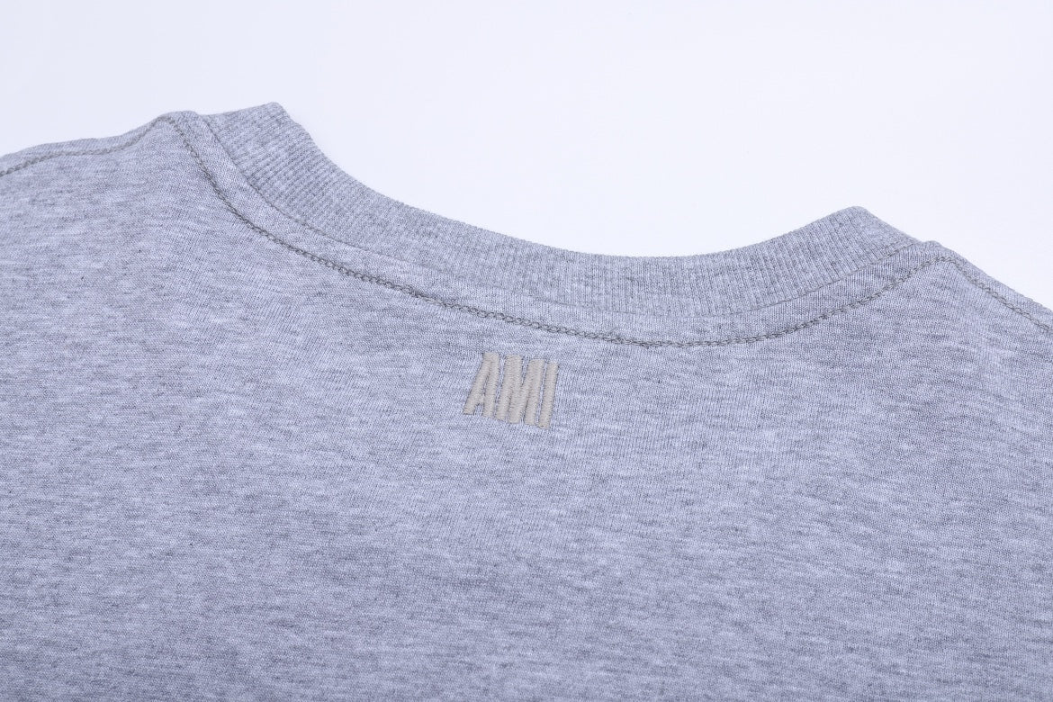 AMI Paris Heart Logo Unisex T-Shirt - Premium Cotton Tee