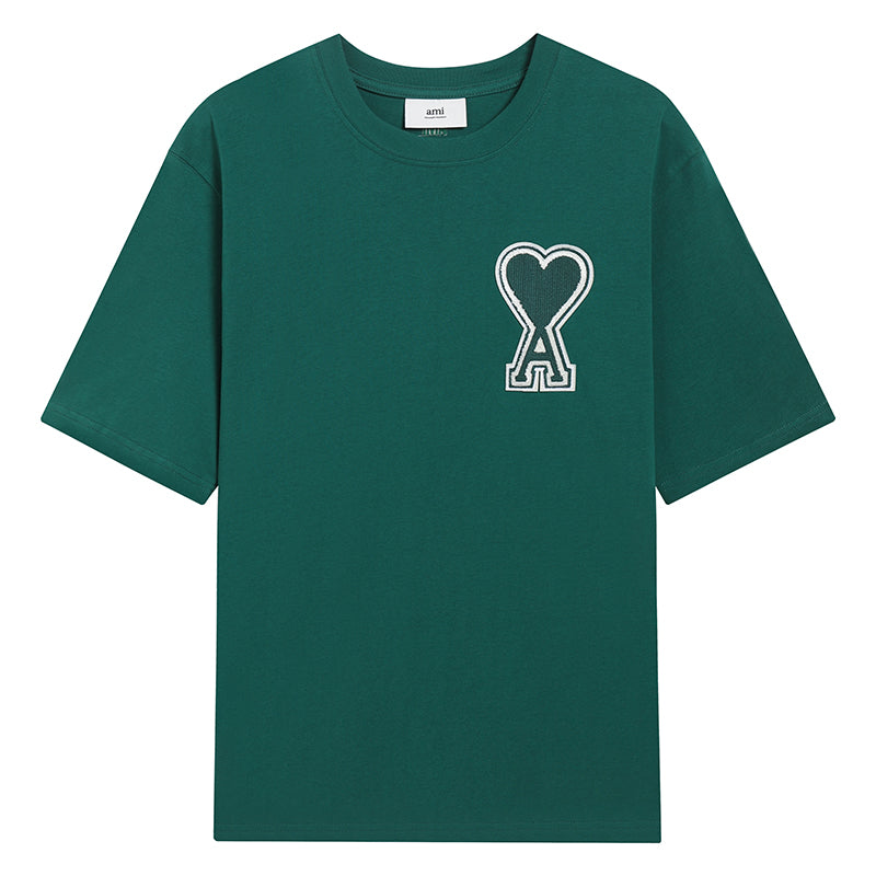 AMI PARIS Unisex T-Shirt - Premium Cotton Short-Sleeve Tee