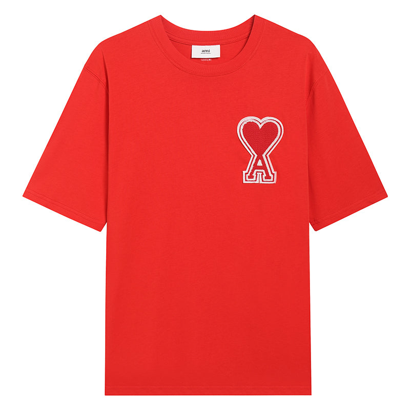 AMI PARIS Unisex T-Shirt - Premium Cotton Short-Sleeve Tee