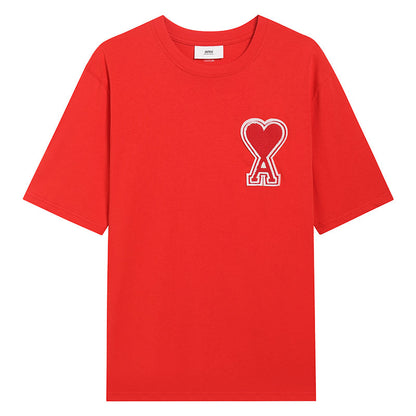 AMI PARIS Unisex T-Shirt - Premium Cotton Short-Sleeve Tee
