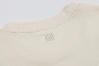 AMI PARIS Unisex T-Shirt - Premium Cotton Short-Sleeve Tee