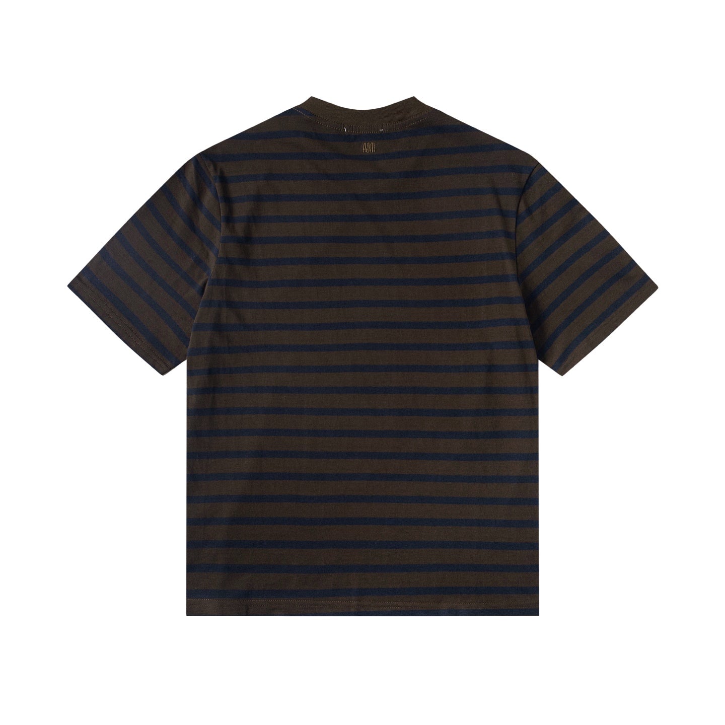 AMI PARIS Unisex Striped T-Shirt - Classic Cotton Tee