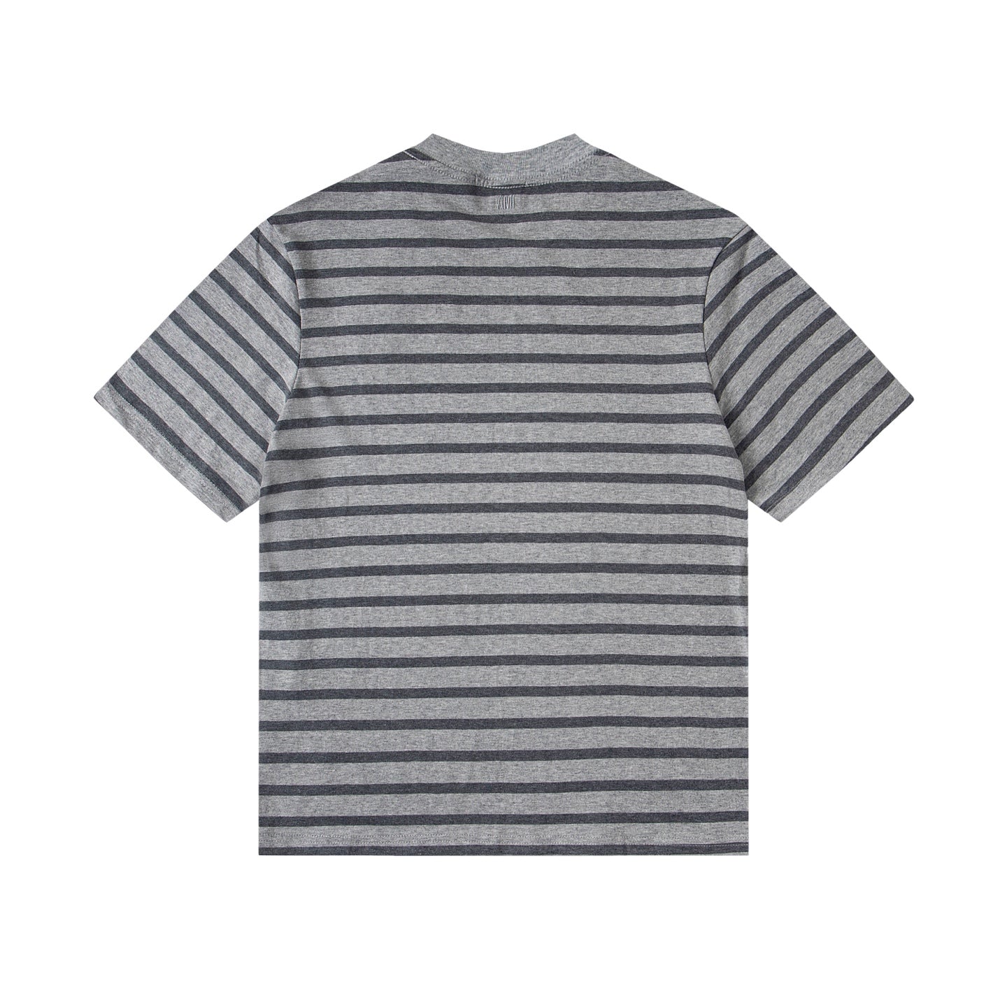 AMI PARIS Unisex Striped T-Shirt - Classic Cotton Tee