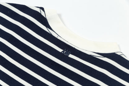 AMI PARIS Women's Striped T-Shirt - Classic French Style Tee