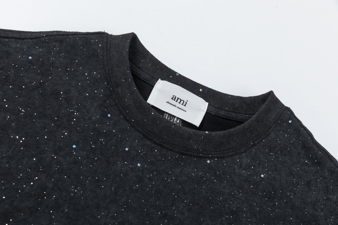 AMI PARIS Unisex Starlight T-Shirt - Premium Cotton Graphic Tee