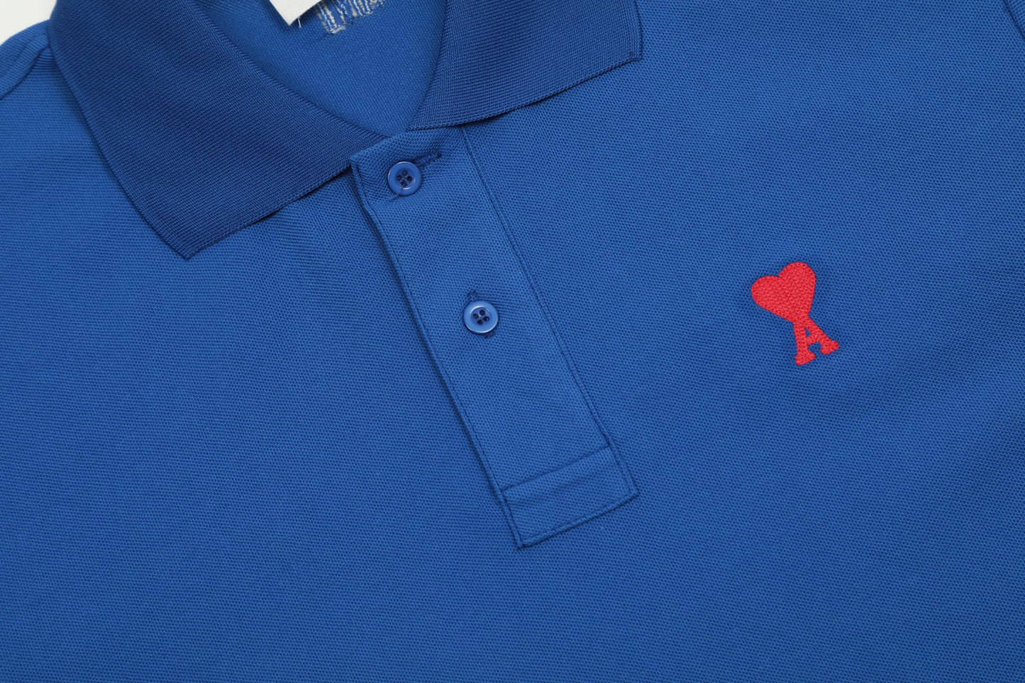 AMI PARIS Unisex Polo Shirt - Classic Designer Cotton Polo