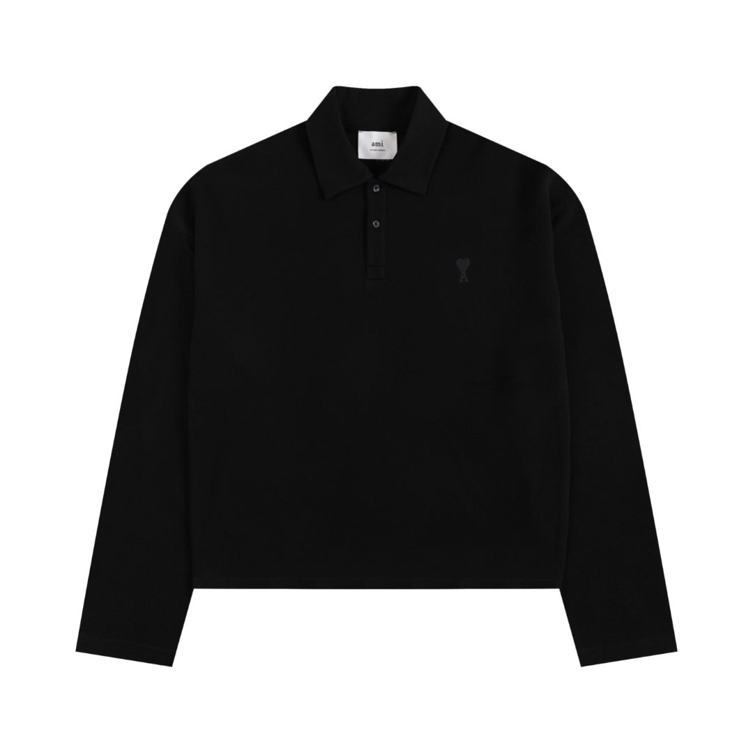 AMI PARIS Unisex Long-Sleeve T-Shirt - Premium Cotton Tee