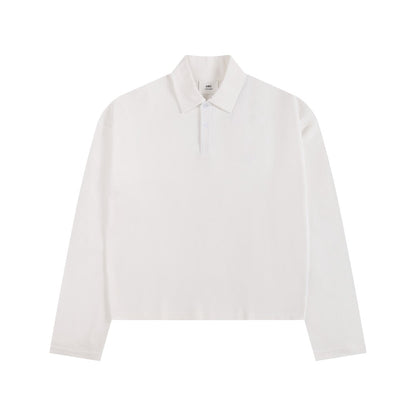 AMI PARIS Unisex Long-Sleeve T-Shirt - Premium Cotton Tee