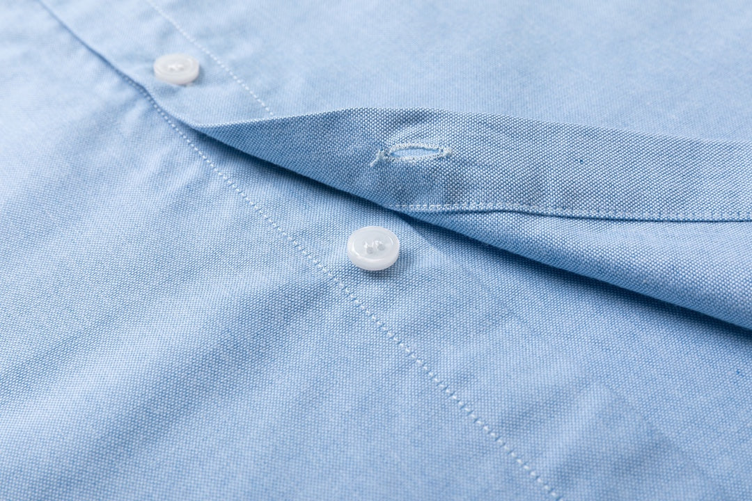 AMI PARIS Unisex Classic Shirt - Blue & White