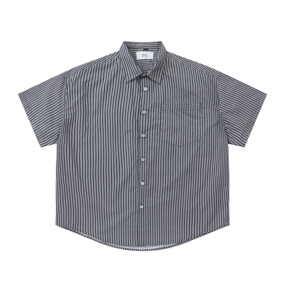AMI PARIS Unisex Shirt - Classic Minimalist Design