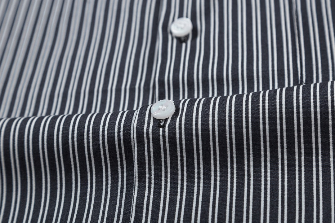 AMI PARIS Unisex Striped Shirt - Premium Cotton