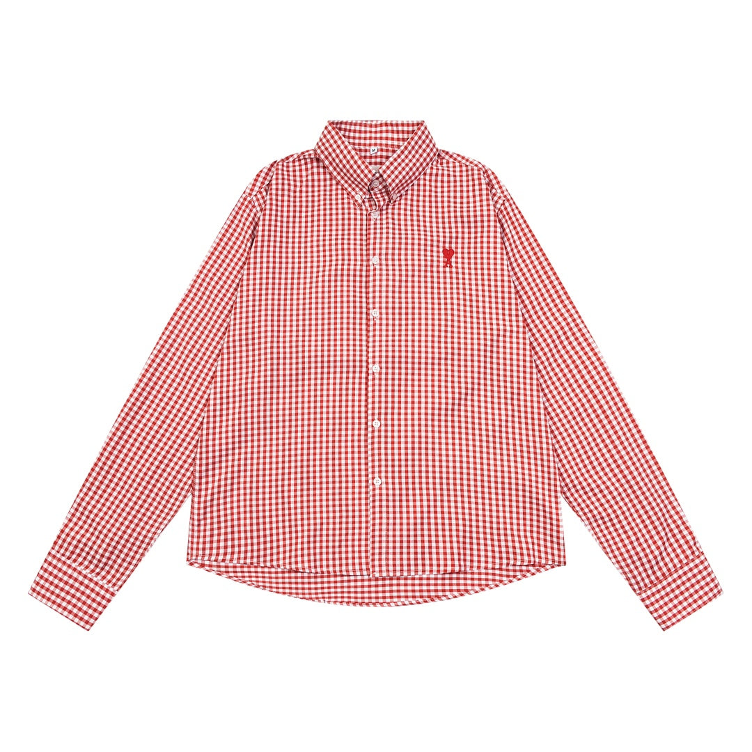AMI PARIS Unisex Striped Shirt - Classic Design