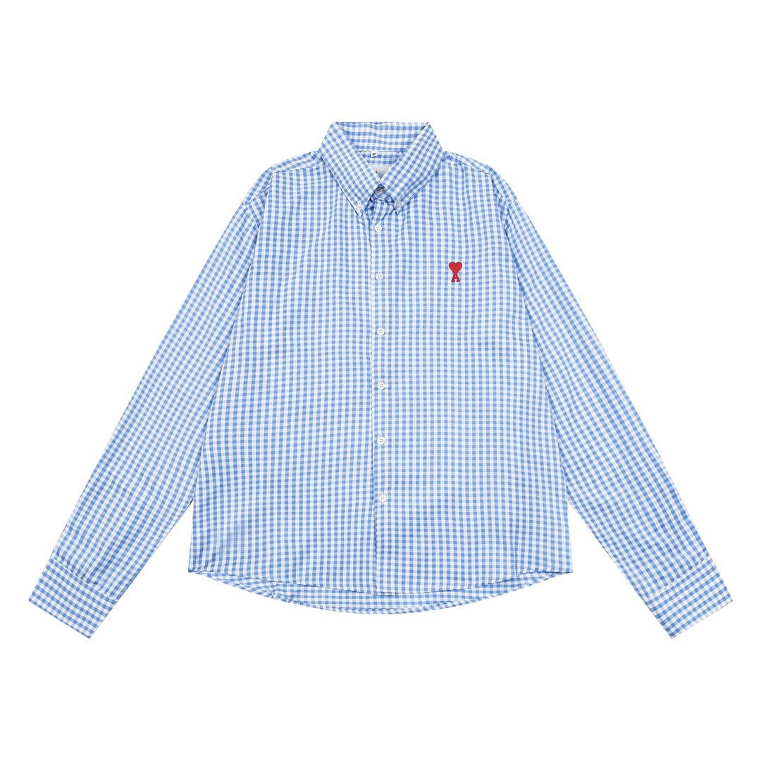 AMI PARIS Unisex Striped Shirt - Classic Design