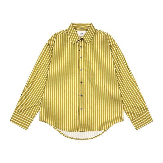 AMI PARIS Unisex Long-Sleeve Striped T-Shirt