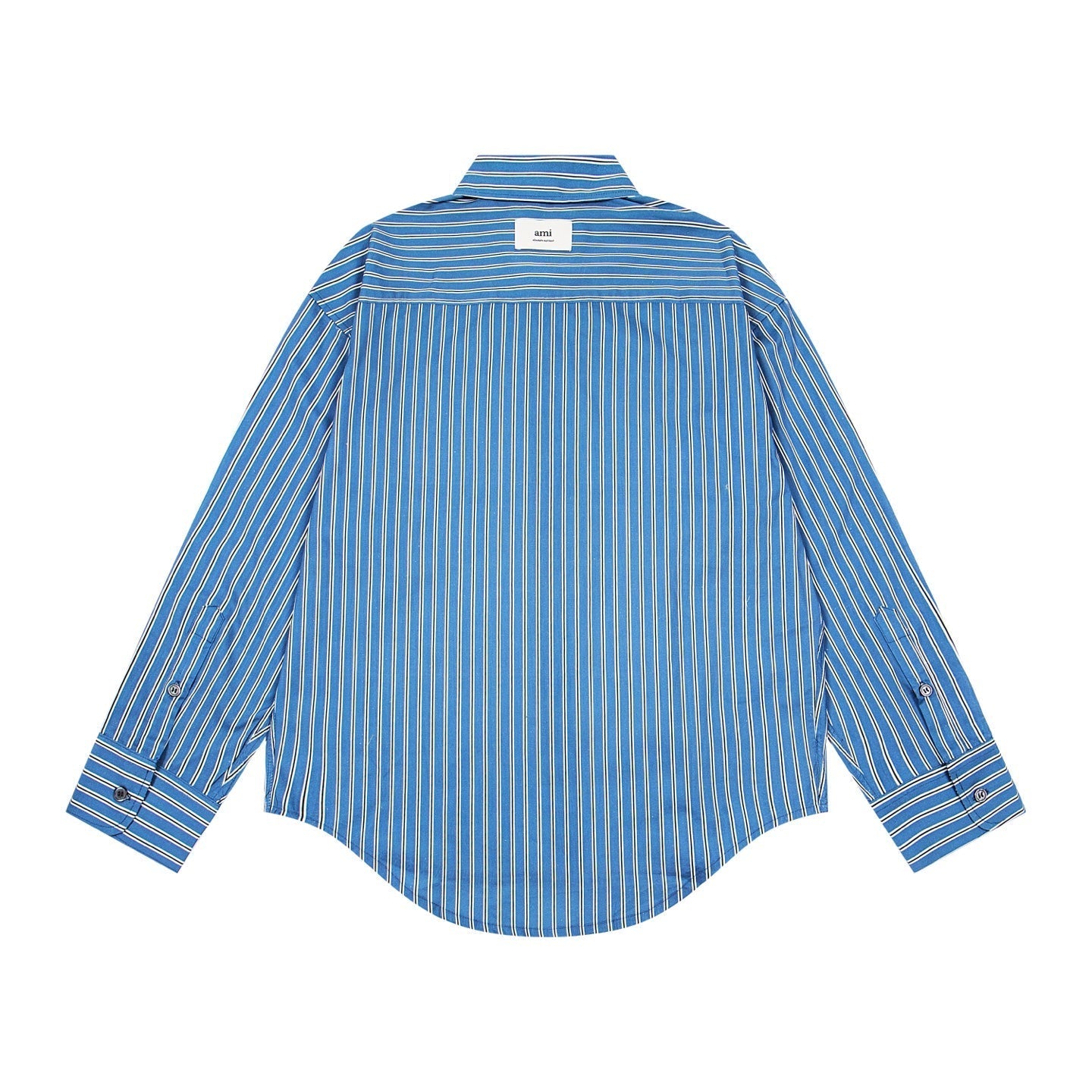 AMI PARIS Unisex Long-Sleeve Striped T-Shirt