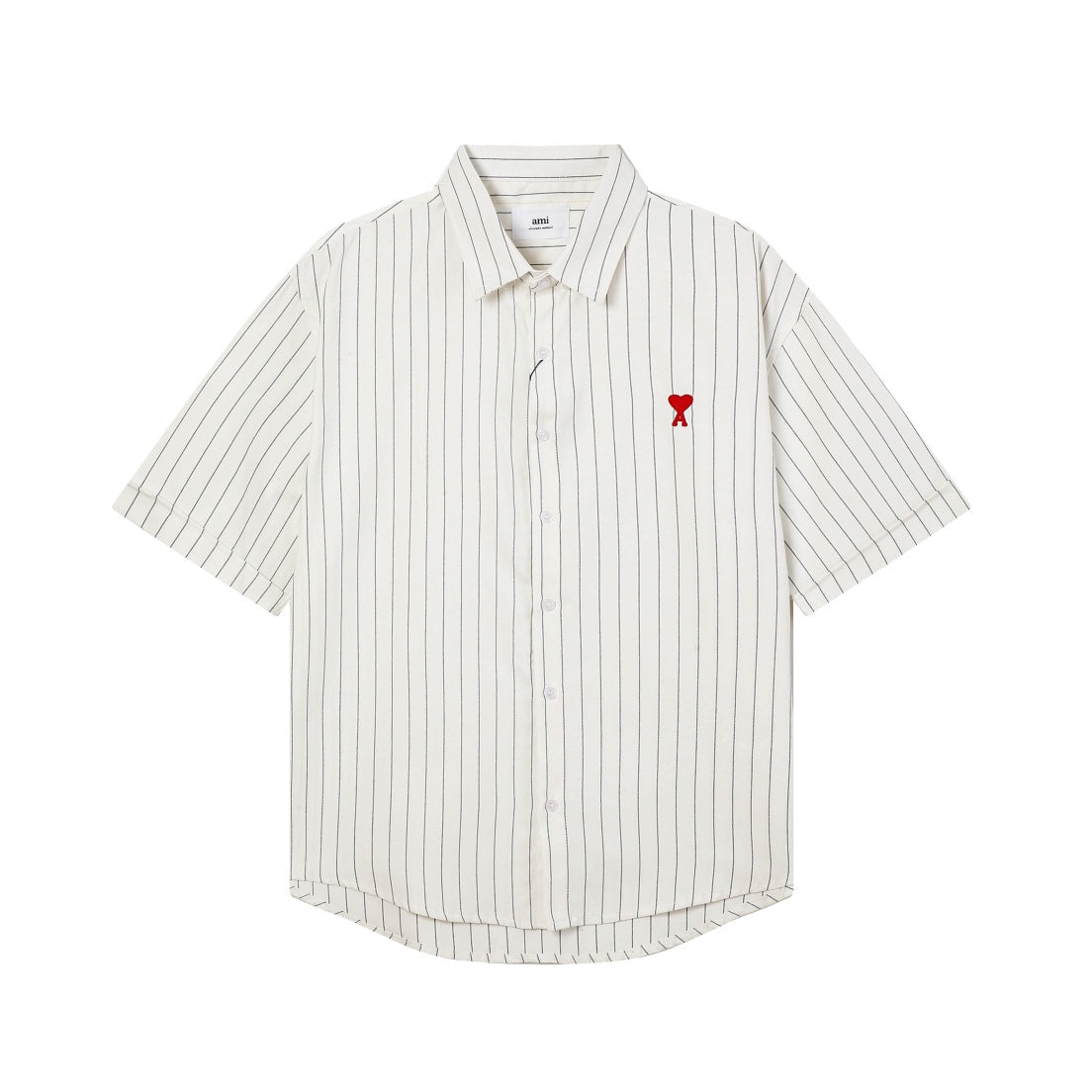 AMI PARIS Unisex Striped Shirt - Classic Stripes