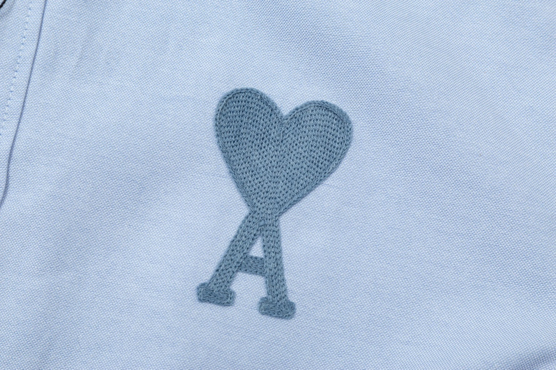 AMI PARIS Unisex Casual Shirt - Premium Cotton Blend