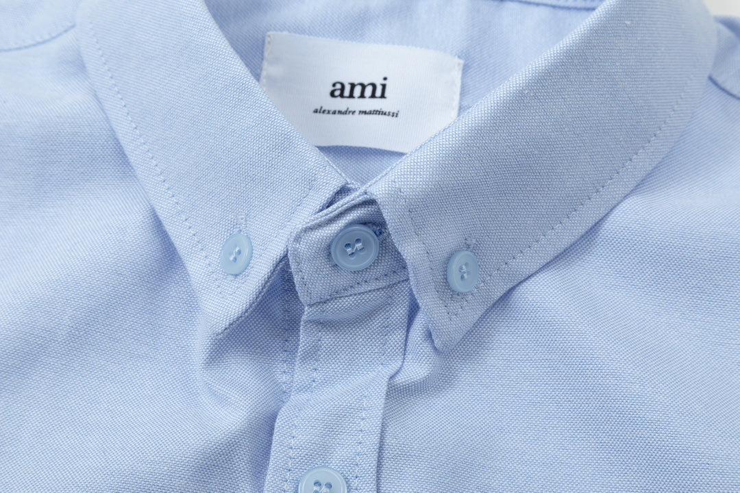 AMI PARIS Unisex Casual Shirt - Premium Cotton Blend