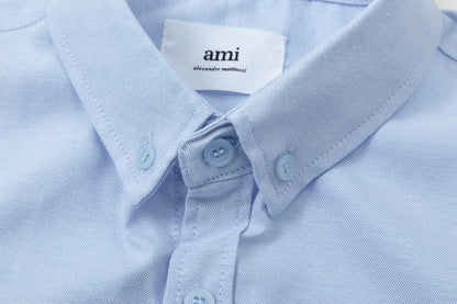 AMI PARIS Unisex Casual Shirt - Premium Cotton Blend