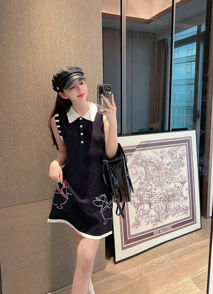 Thom Browne Women's Sleeveless Vest Dress