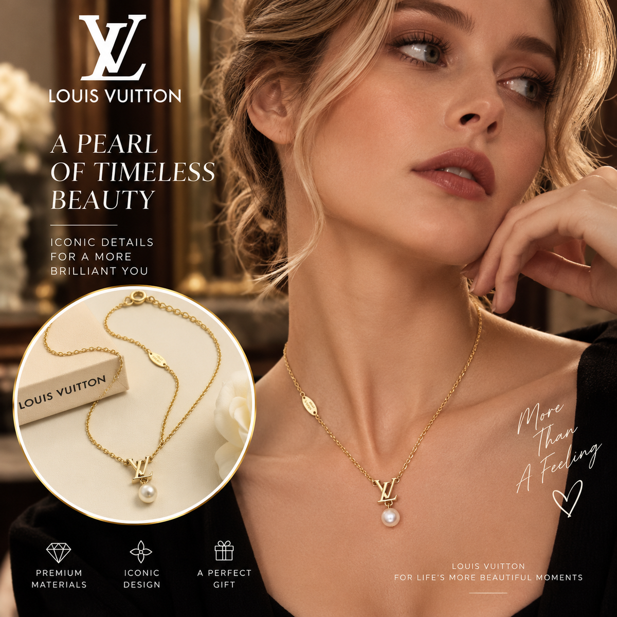 LOUIS VUITTON Refined Chain Necklace | Fashion Jewelry