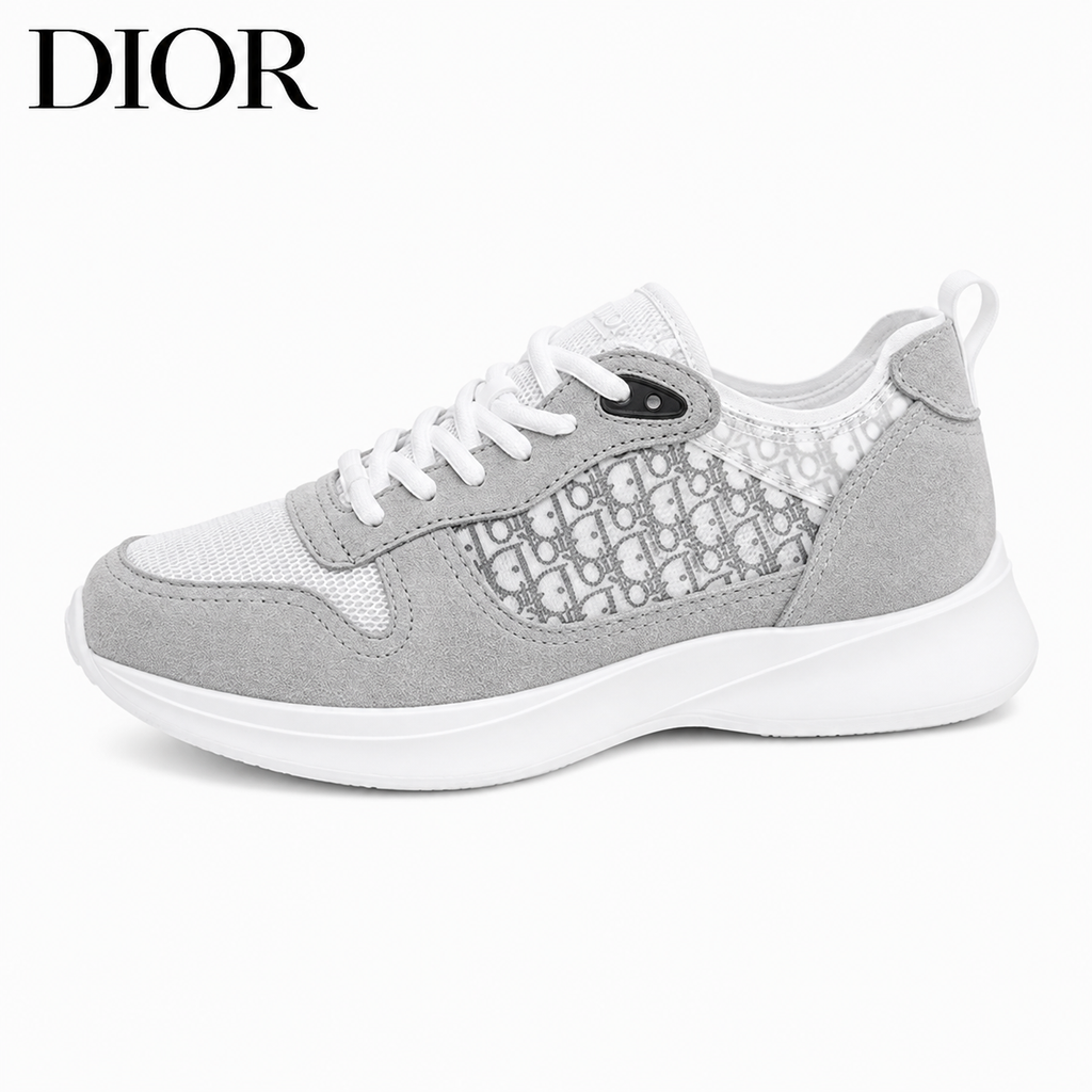 Dior Leather & Textile Sneakers #424
