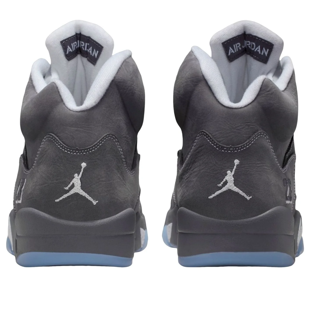 Nike Air Jordan 5 Retro Gray & Icy Blue Sneakers