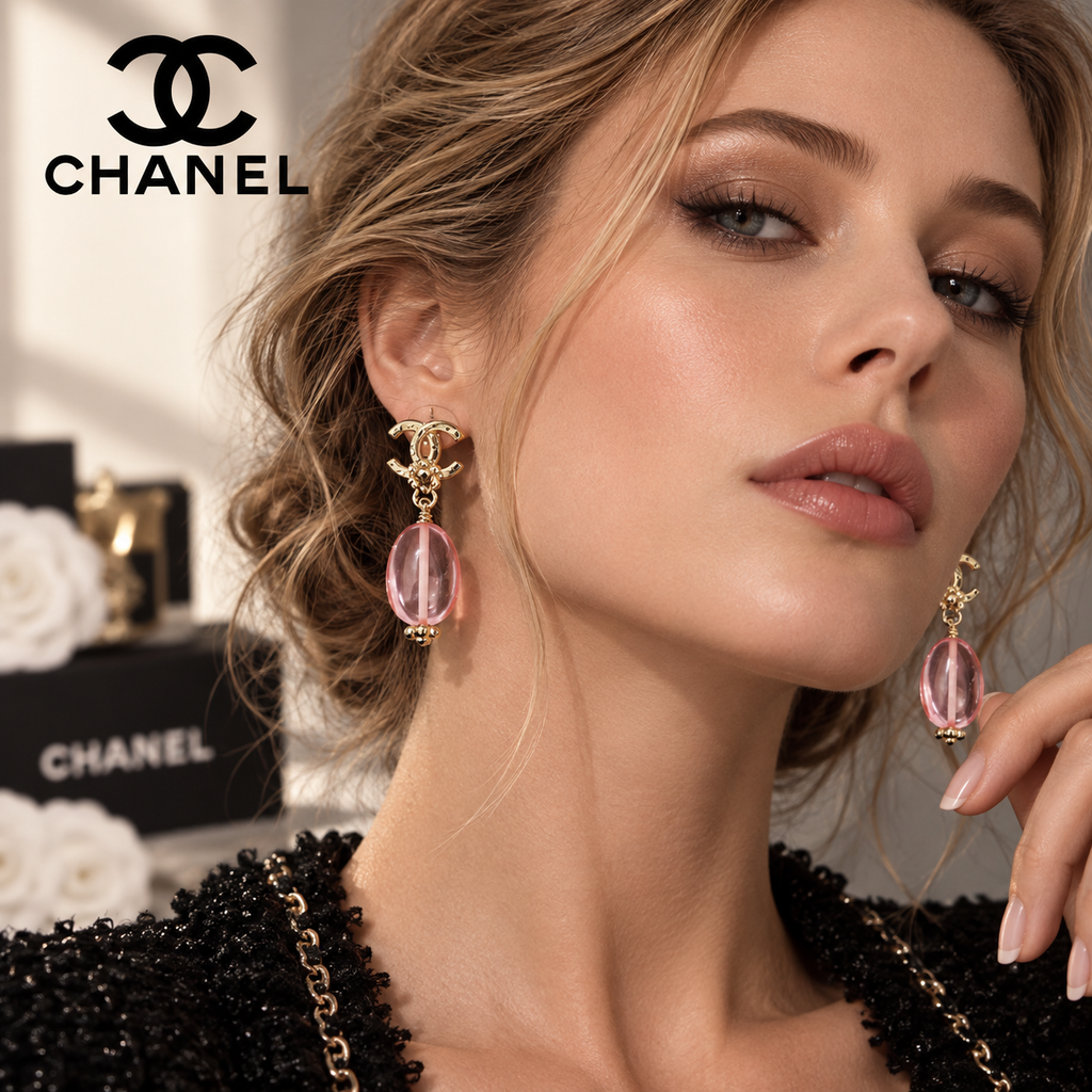 CHANEL P50 Earrings – Polished Signature Design