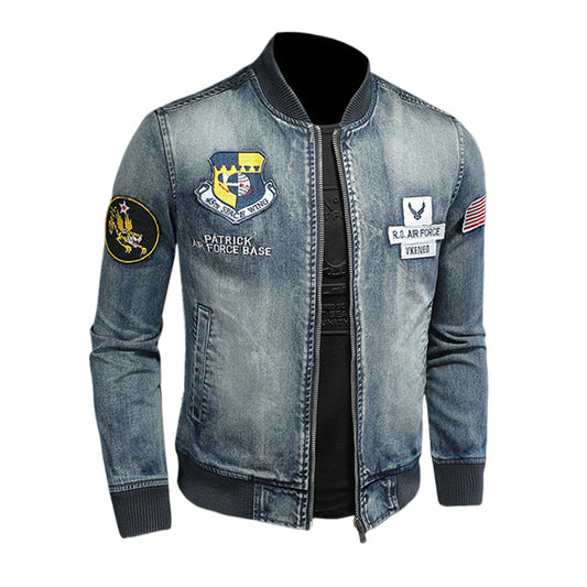 New-DSQ2 Distressed Denim Jacket