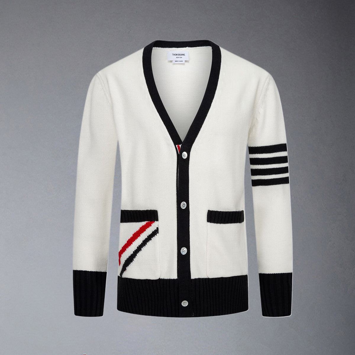 Thom Browne 2025ss Colorblock sweater