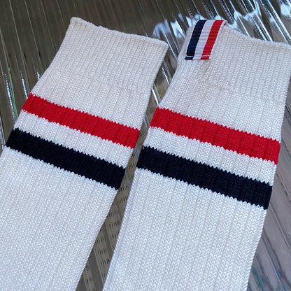 Mid-length four-bar striped socks（复制） THOM TREND
