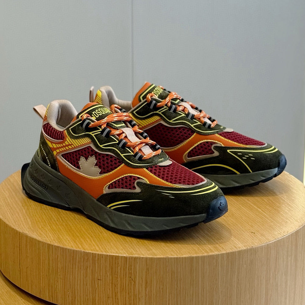DSQ2 2026 Men's shoe Leather sneakers