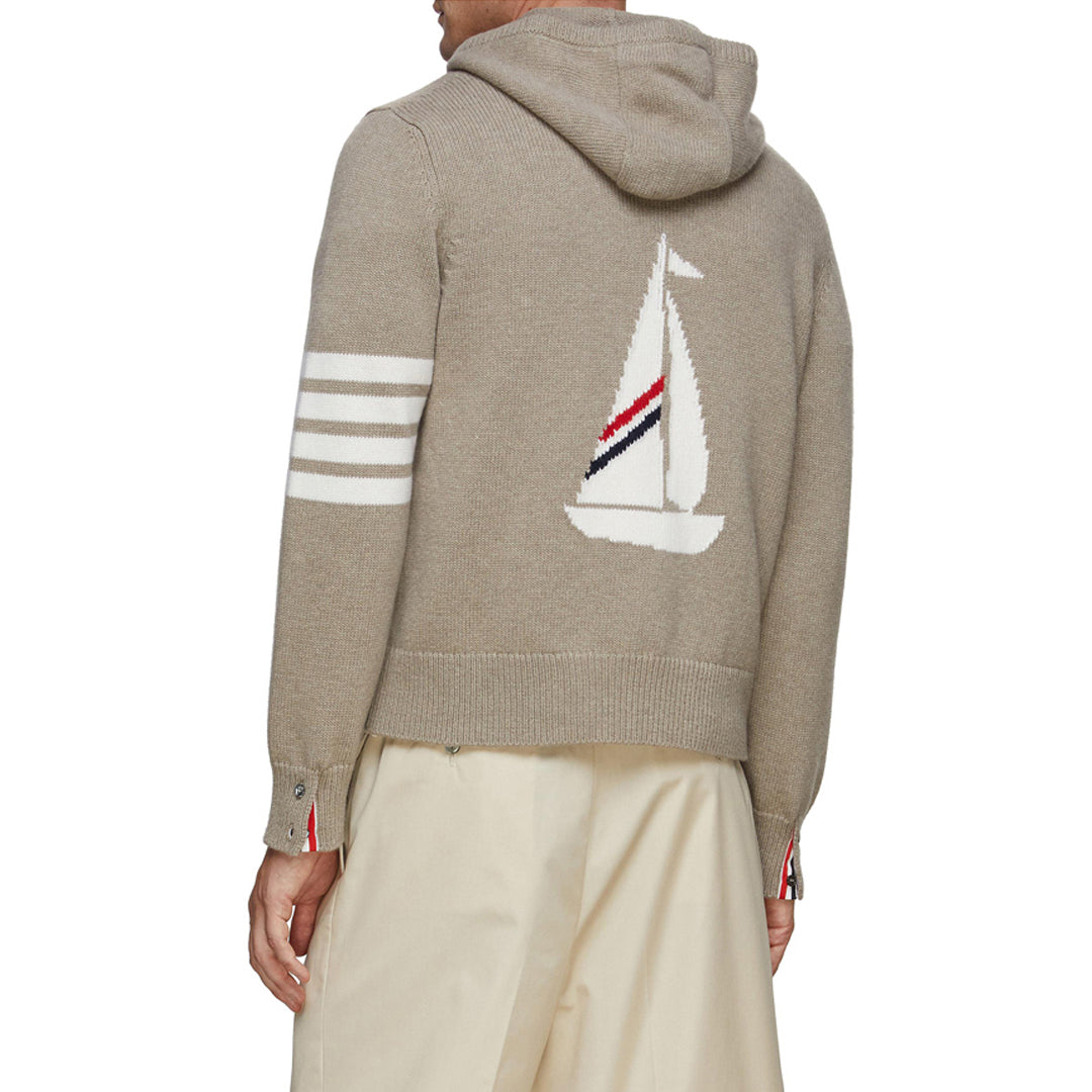 Thom Browne 2025SS Thick Hooded Sweater