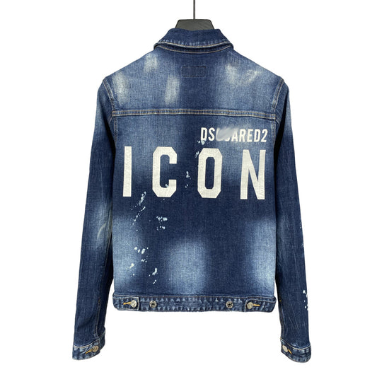 New-DSQ2 25ss Black Denim Jacket