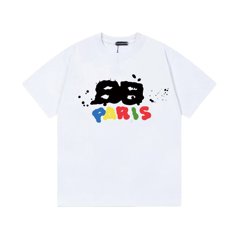 Balenciaga 2025SS Oversized Graphic Print T-Shirt