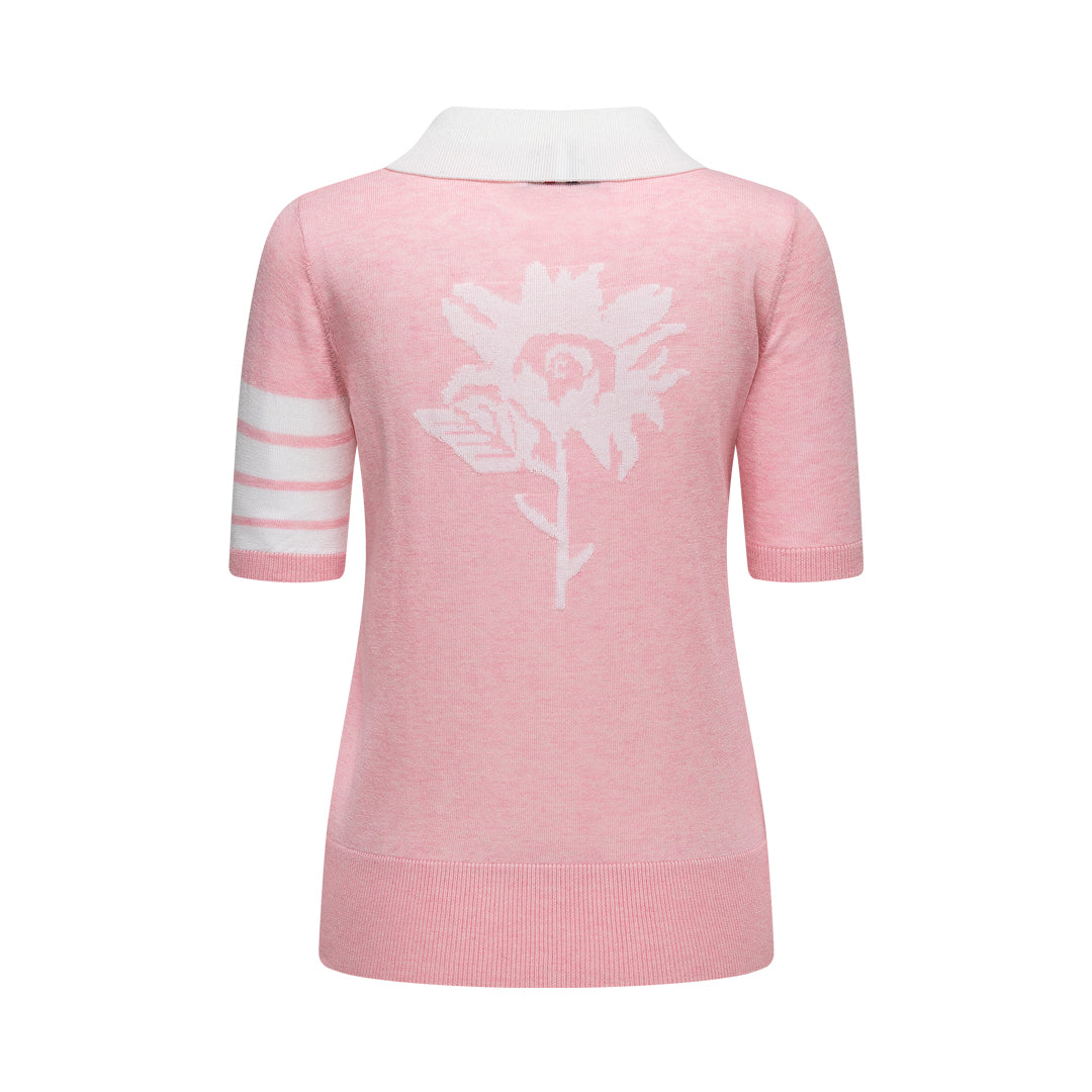 Thom Browne  Women Flowers POLO shirt