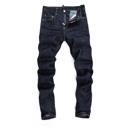 New-DSQ2 Ripped Patch Jeans