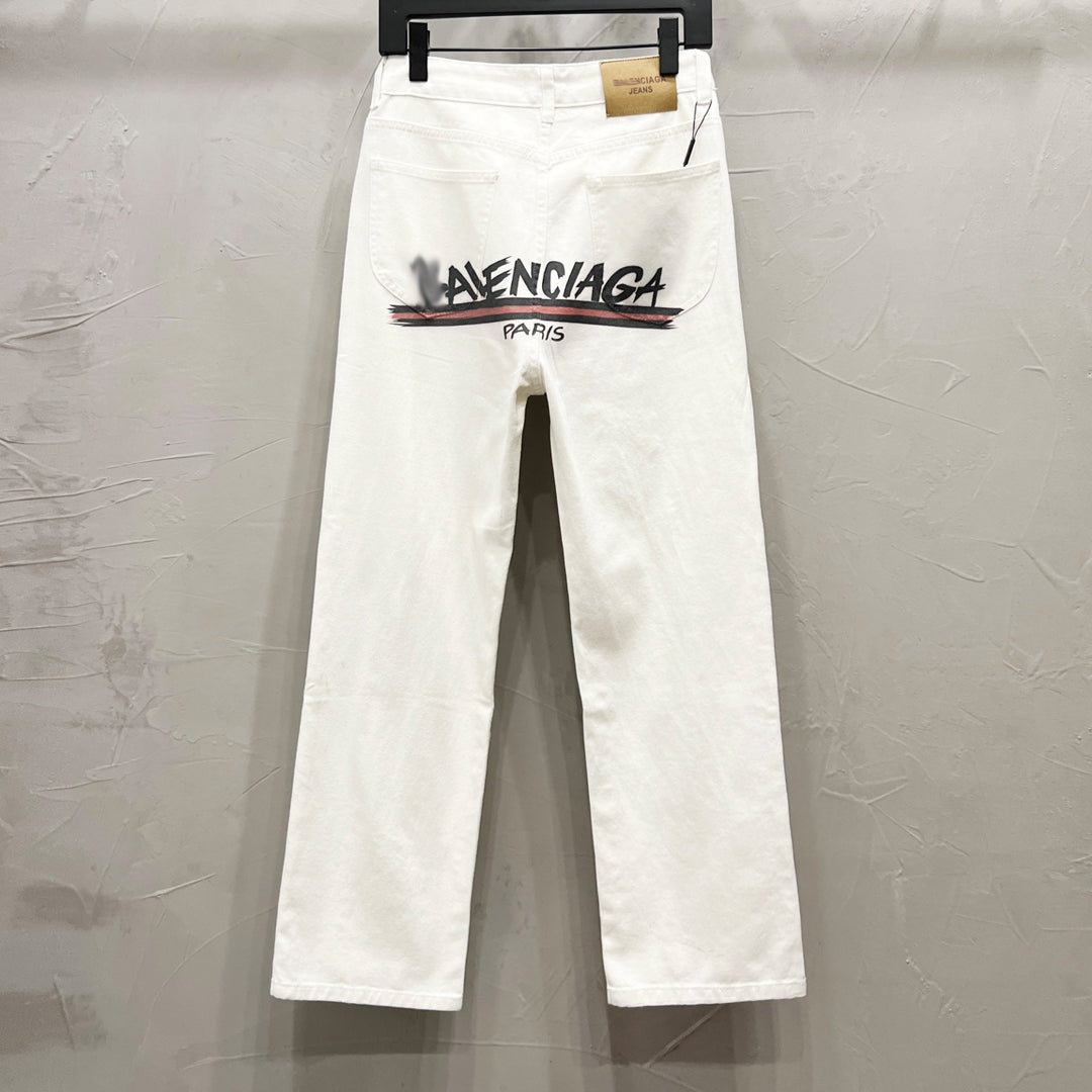 2025SSNew Man White Jeans
