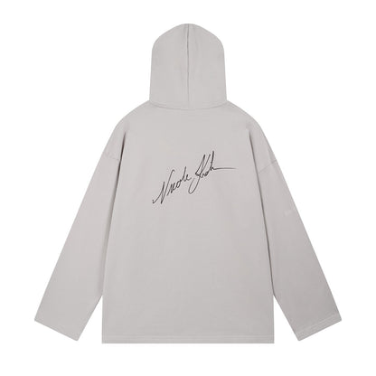 2025SS Print Character Hoodie | Unisex Cotton Streetwear