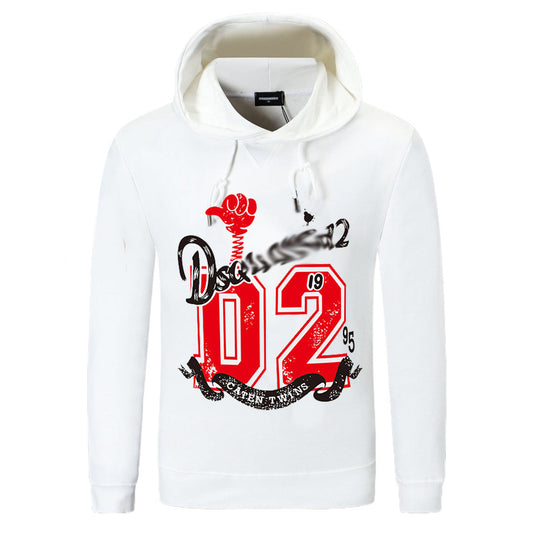 New-D2 LOGO Print Hoodie