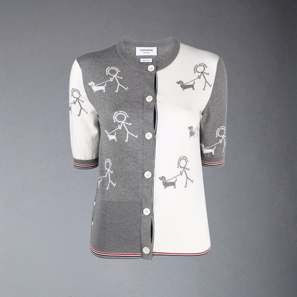 Thom Browne  Women puppy POLO shirt