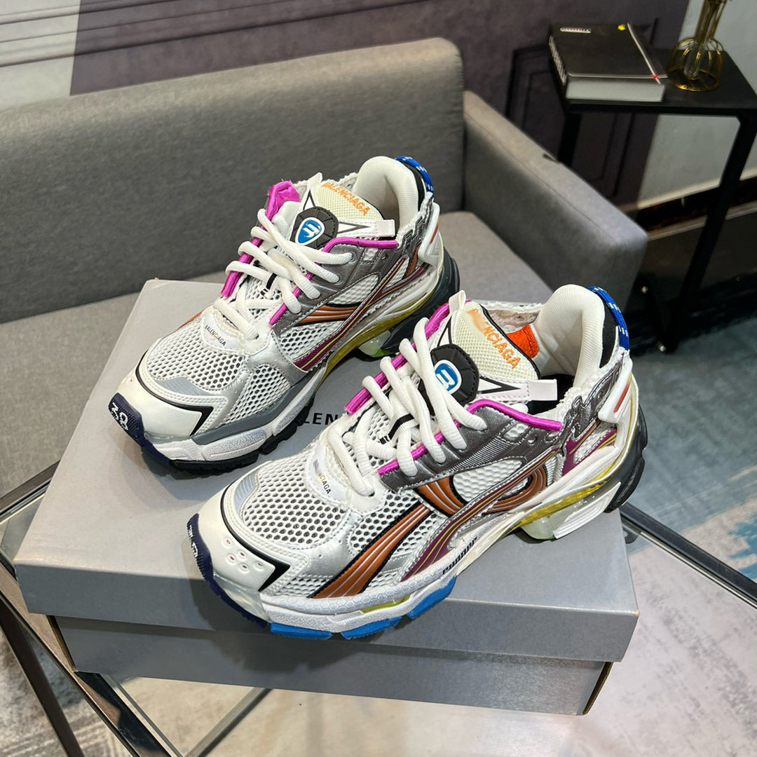 Balenciaga Distressed Vintage Unisex Leather Sneakers | 4 Styles