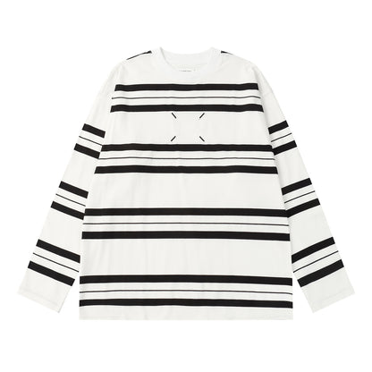 Maison Margiela 2026 Couples' Style Striped Hoodie