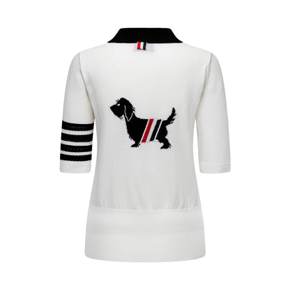 Thom Browne  Women puppy POLO shirt