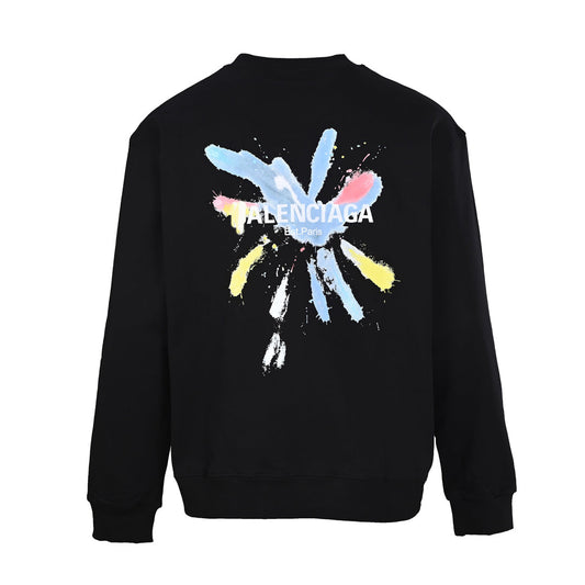 2026SS Couples Gradient Oversized Hoodie – 100% Cotton Streetwear