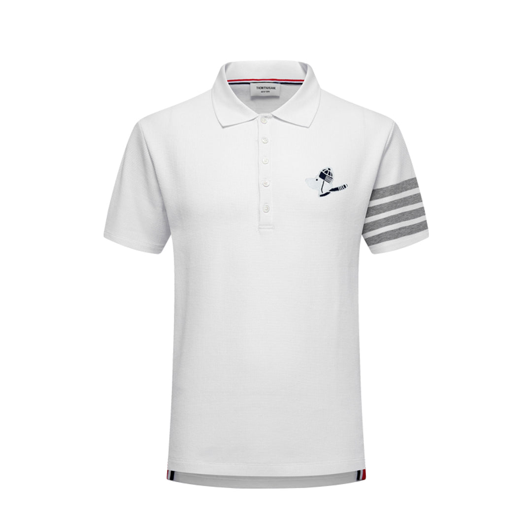 Thom Browne Puppy Embroidery POLO Shirt